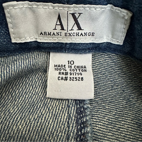 Armani Exchange Blue Denim Pencil Skirt - Picture 3 of 4